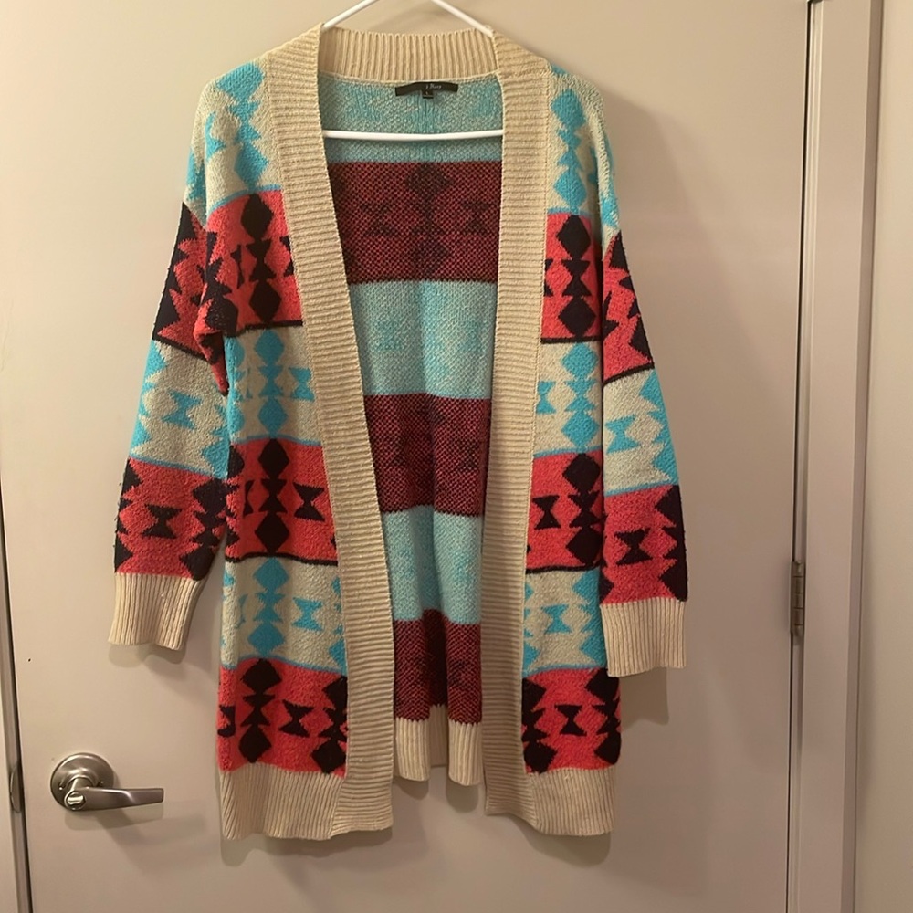 Patterned cardigan